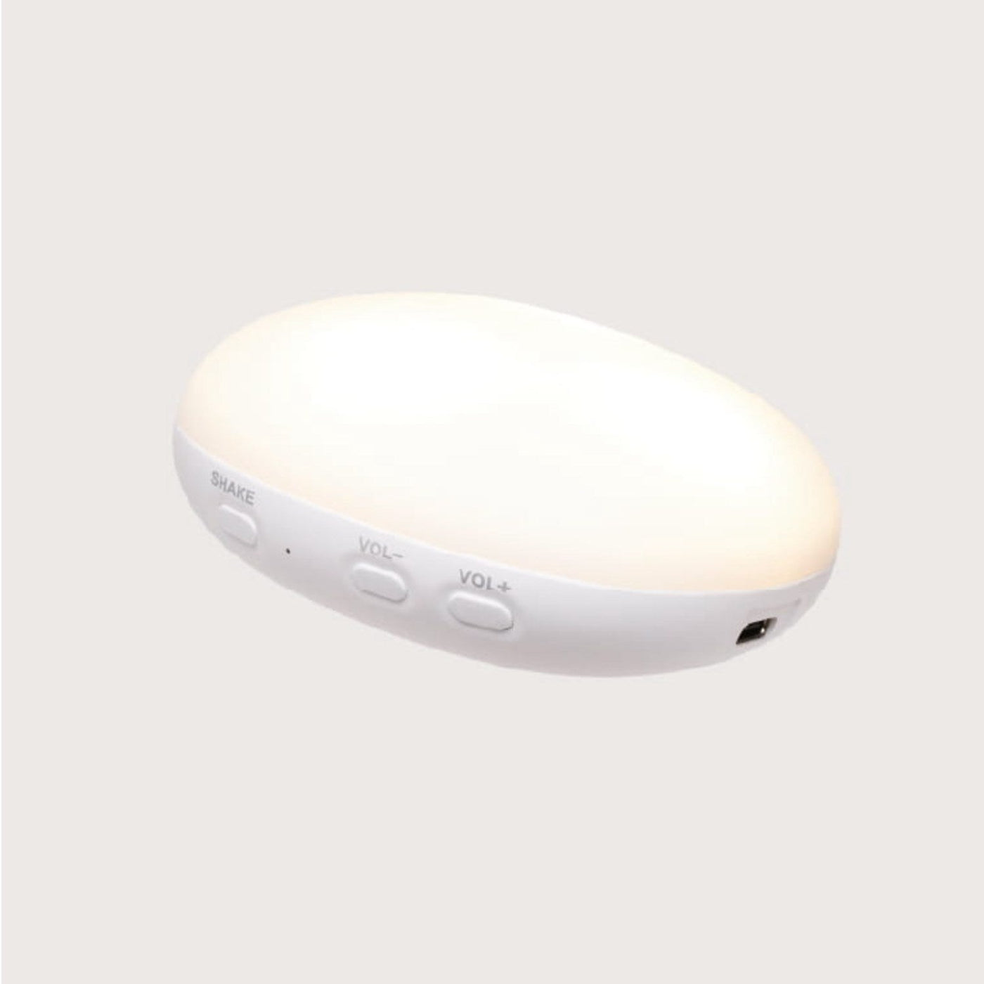 Moonie Cappucino 2.0 Organic Humming Bjørn Med White Noise og en Lampe