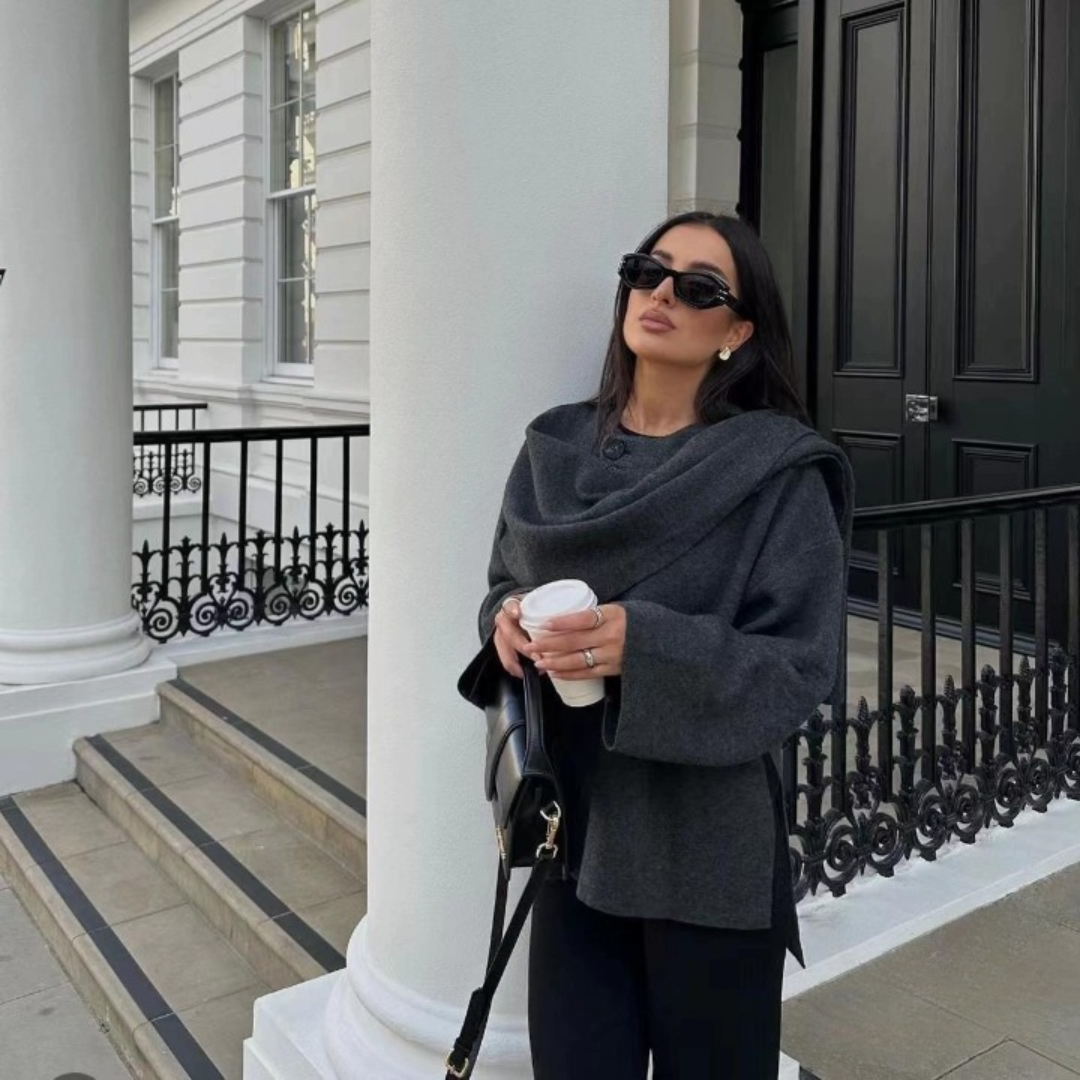 Olga – Hygge og trendy kappefrakke