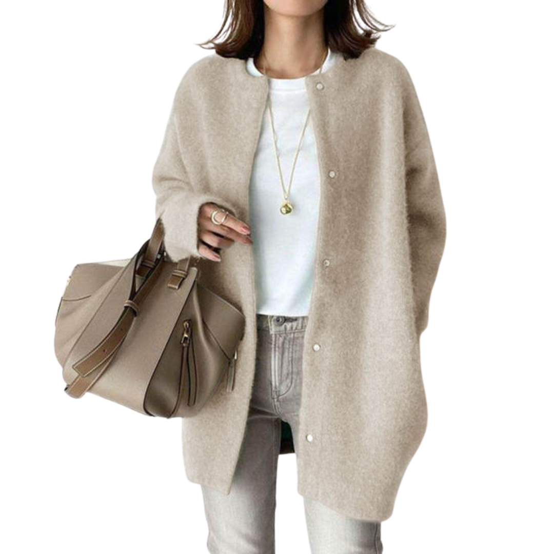 Alma - Øko Tidløs Afslappet Cardigan