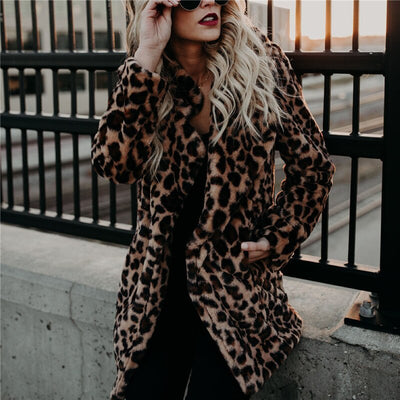 Chica – Damejakke med leopardprint