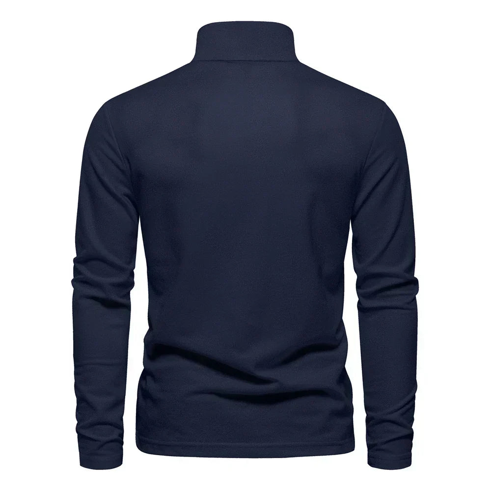 Audrey -Elegant langærmet poloshirt