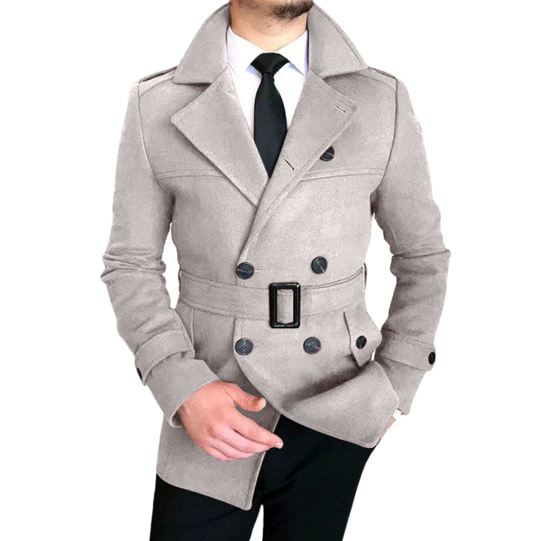 Oliver - Uld trenchcoat