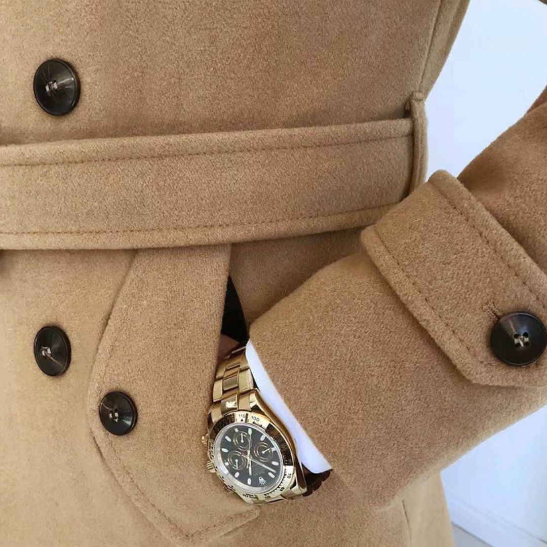 Oliver - Uld trenchcoat