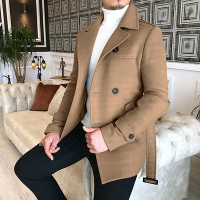Oliver - Uld trenchcoat