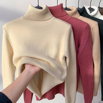 Clara - Varm Casual Rullekrave Sweater