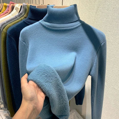 Clara - Varm Casual Rullekrave Sweater