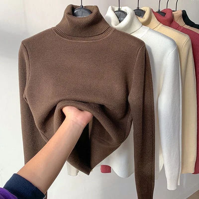 Clara - Varm Casual Rullekrave Sweater