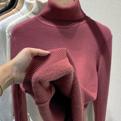 Clara - Varm Casual Rullekrave Sweater